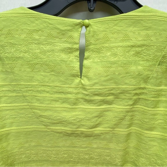 Alfred Dunner Size 14 Green Pullover Blouse 3/4 Sleeves Beads & Lace Mature Top - Picture 6 of 15
